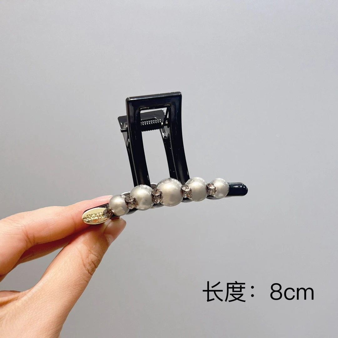 BAOSHATI/宝莎缇F-717韩版重工珠珠中号抓夹