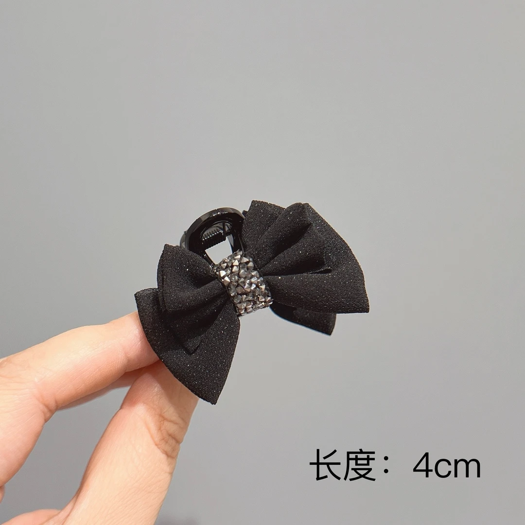 F-853韩版（有钢印）满天星蝴蝶结小抓夹4厘米