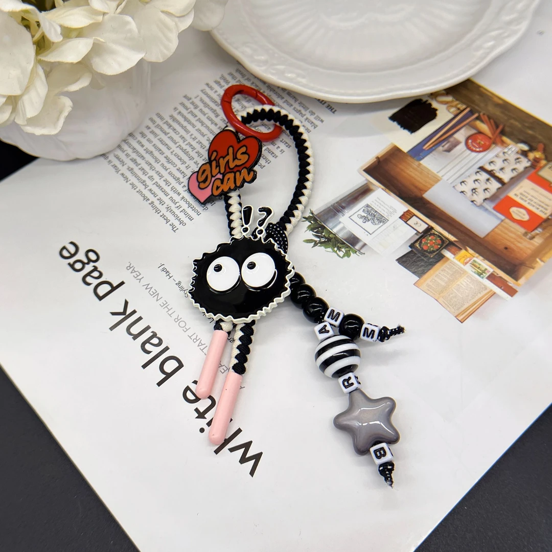 BAOSHATI/宝莎缇 铜合金树脂吊坠 F-593时尚百搭煤球挂件吊坠