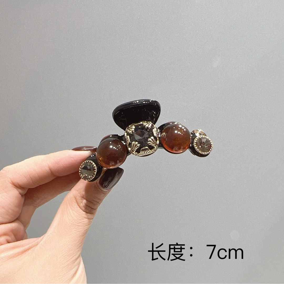 BAOSHATI/宝莎缇F-607中古风重工半抓发小抓夹