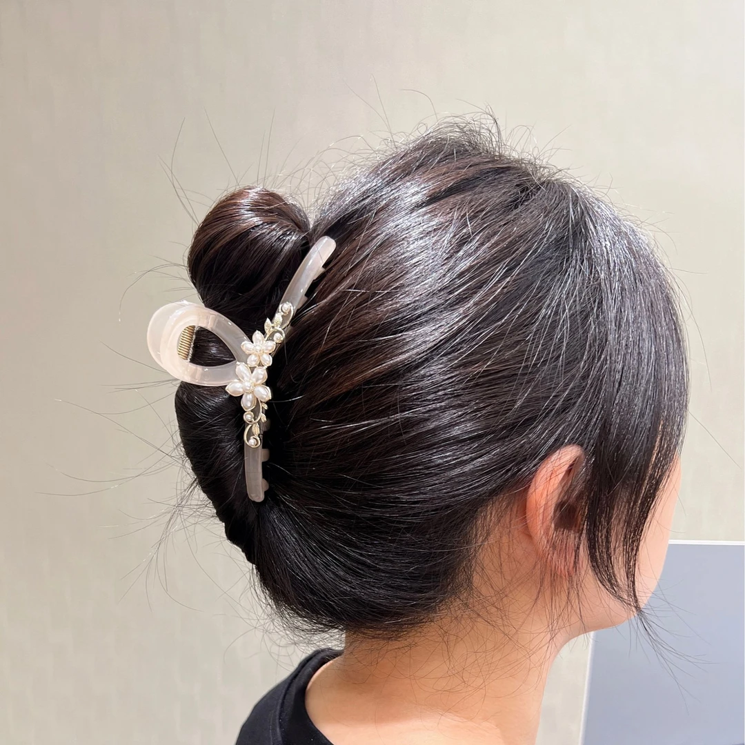 BAOSHATI/宝莎缇F-577简约百搭新中式中号抓夹11厘米