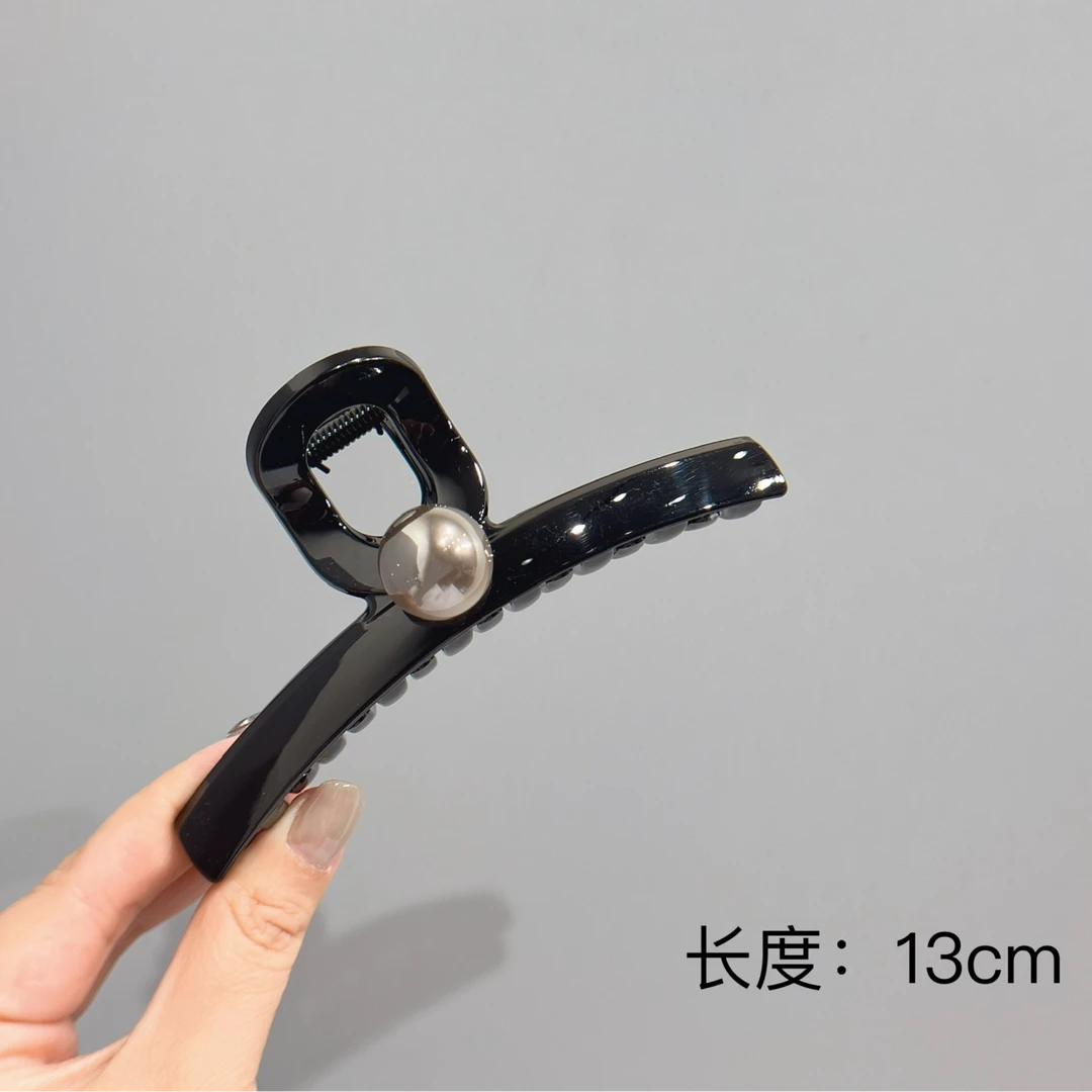 BAOSHATI/宝莎缇F-906黑色时尚气质简约抓夹13厘米