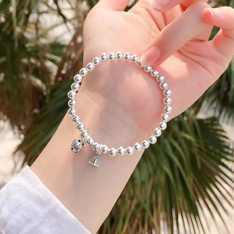 925银手链 ［春晓老银匠］时尚百搭两世欢手链
