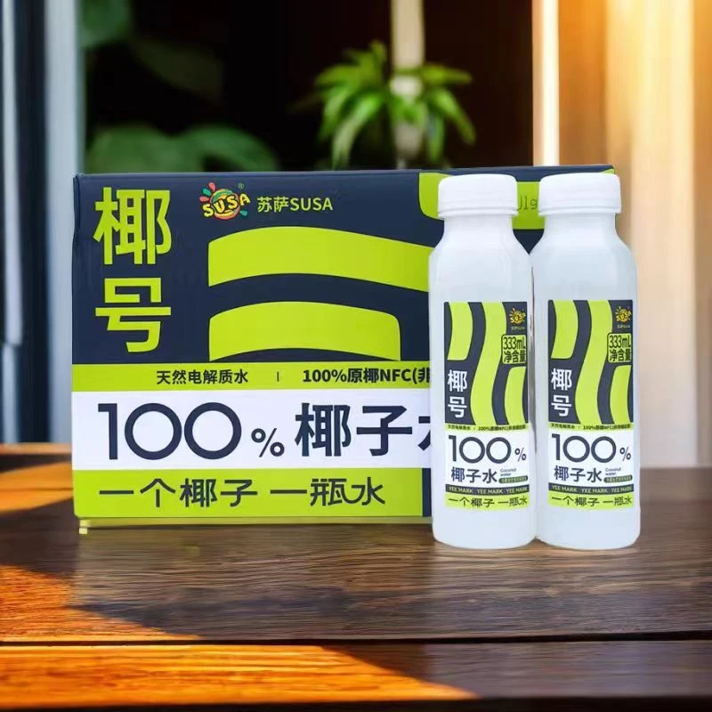 苏萨椰子水瓶装333ml百分百椰子水天然电解质水健康饮品