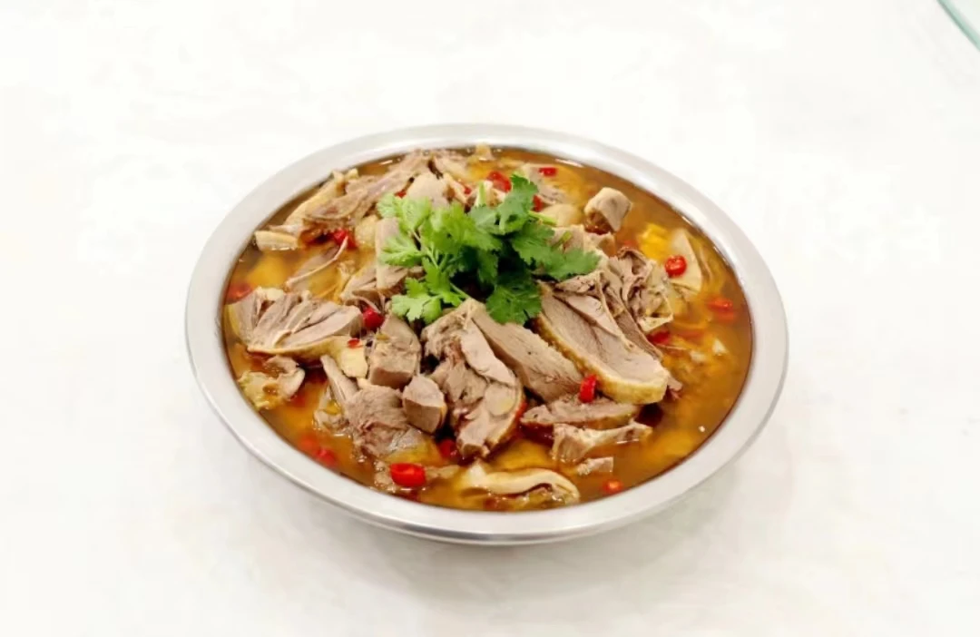 固始鹅块2包净肉含量1000g带汤共2800g