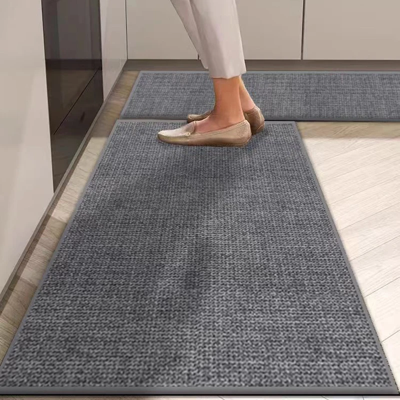 厨房地垫防滑可擦免洗家用吸水吸油脚垫专用耐脏门口垫子满铺地毯
