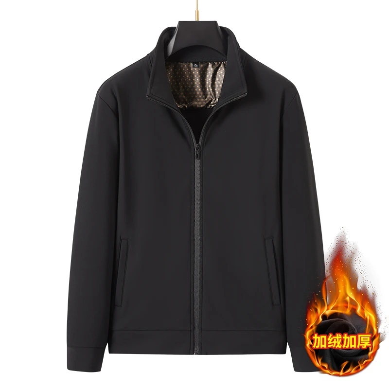 DNY潮牌服饰立领加绒休闲运动保暖防风防水弹力情侣款夹克外套