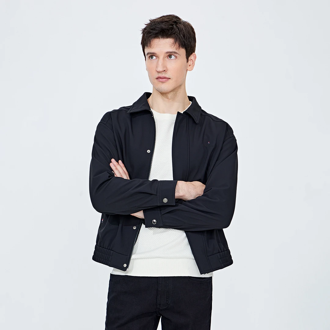 navigare意大利小帆船秋冬男士时尚加厚保暖翻领夹克休闲长袖外套