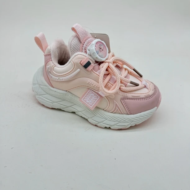 儿童加绒二棉旋转纽扣运动老爹鞋602