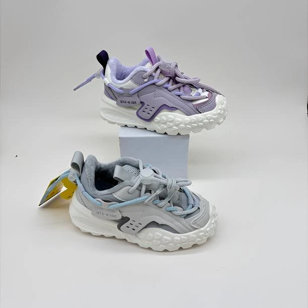 儿童冬季新款二棉男童女童保暖潮款猪鼻扣运动鞋099时尚中大童