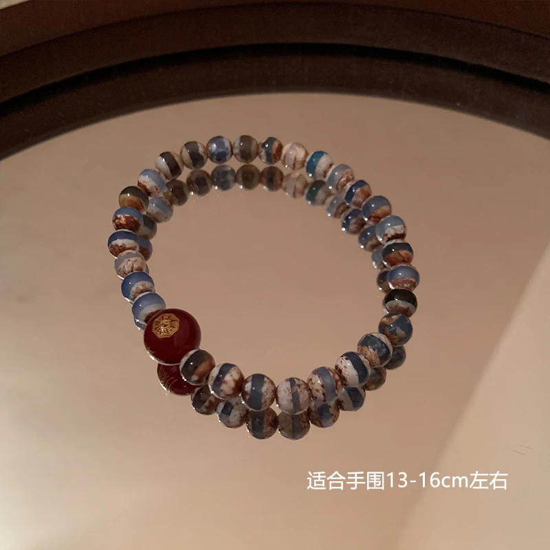 非金属莫桑石手链 百搭手串小众民族风手链饰品8653-04