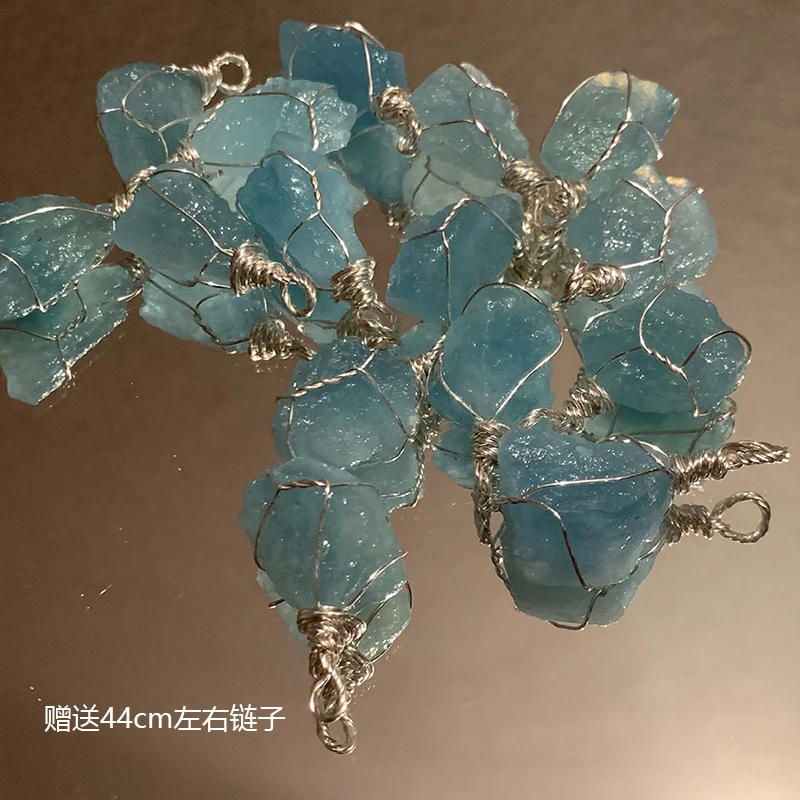 合金莫桑石项链 小众百搭设计感时尚个性项链9553-05