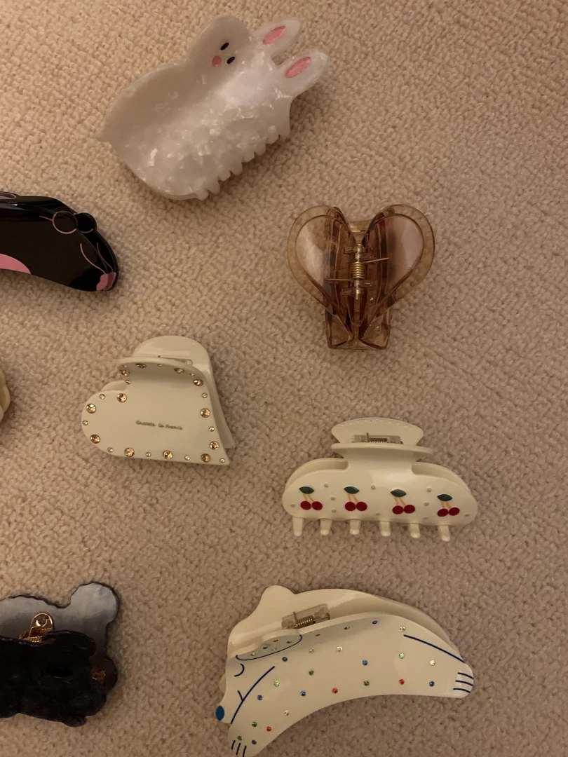 奇怪可爱的抓夹百搭小发夹