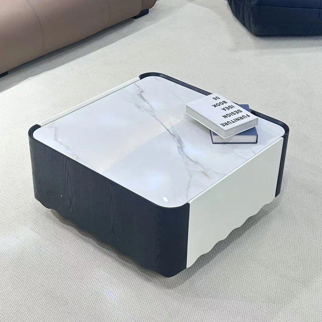 【春哥严选】意式极简茶几设计师现代客厅家用高端轻奢岩板茶几XPX