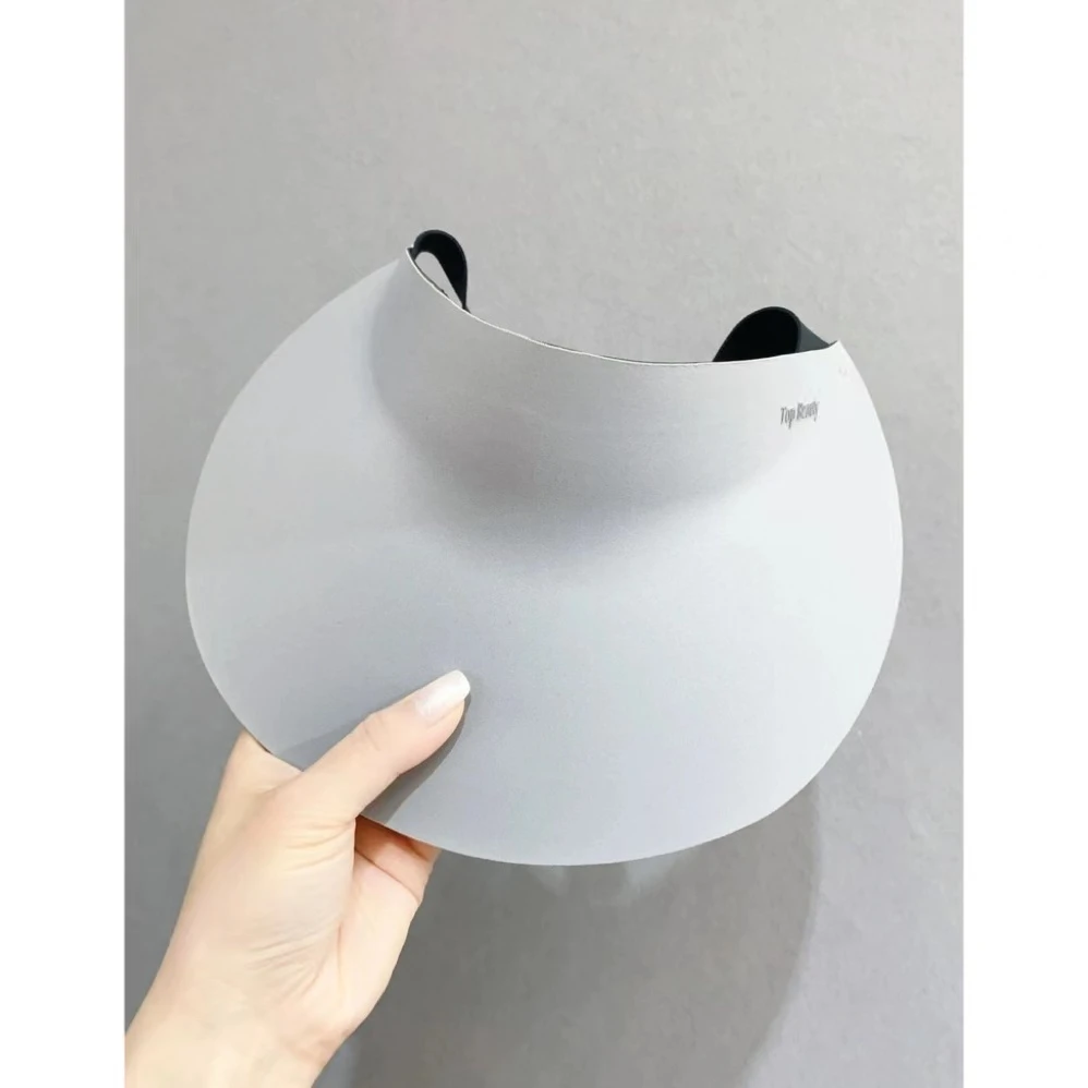 空顶无痕一体防晒帽女防紫外线太阳帽夏季运动大帽檐可折叠遮阳帽