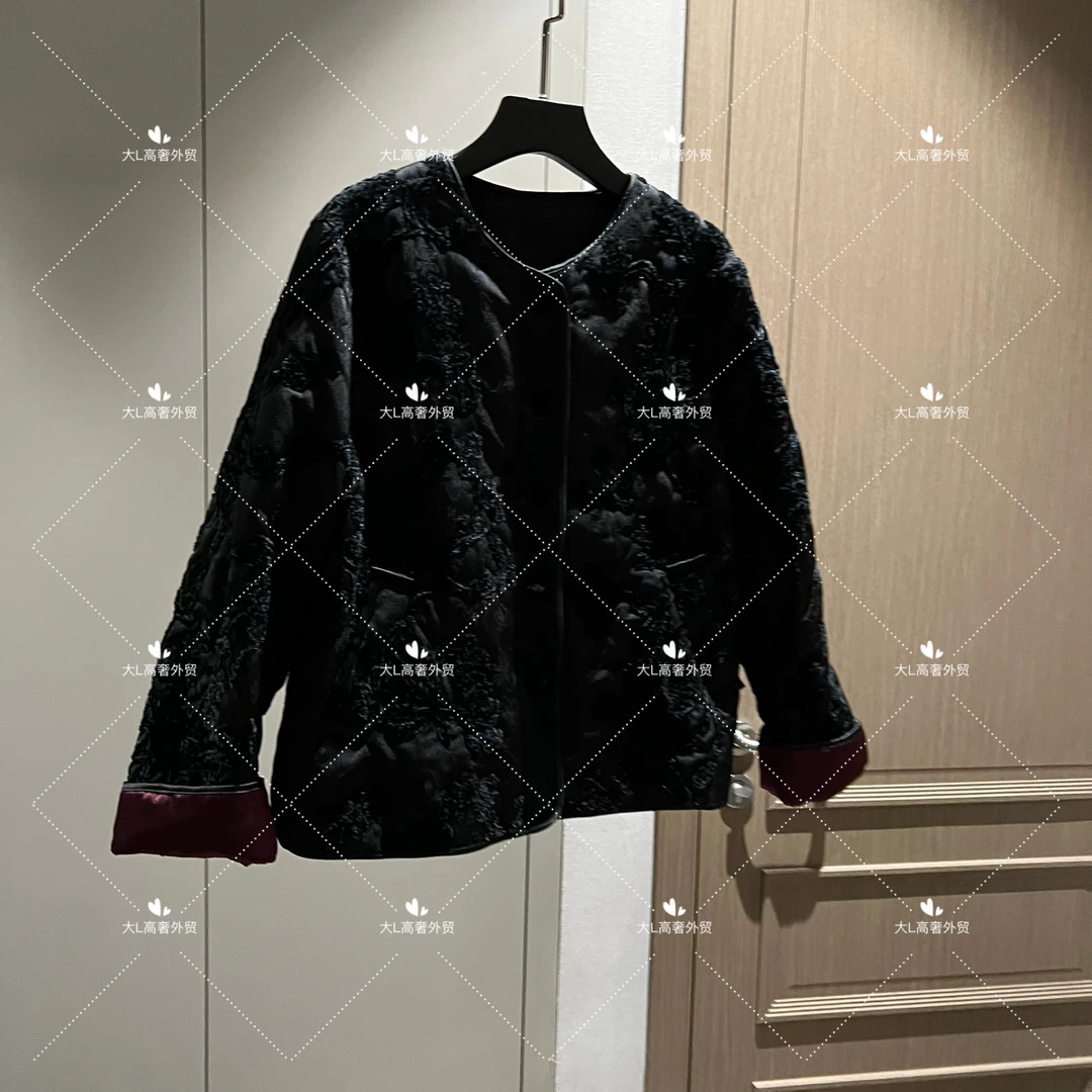 “烧花外套” 重磅外贸进口高奢重工设计师风百搭长袖肌理提花外套
