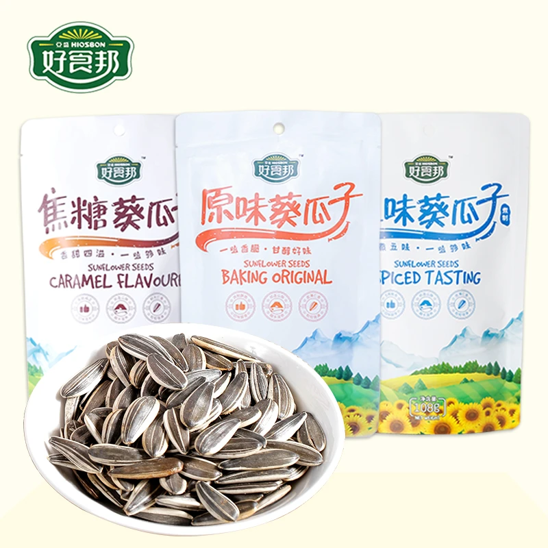 【好食邦福利*】多味葵花籽108g*5 经典香甜原味（随机口味）
