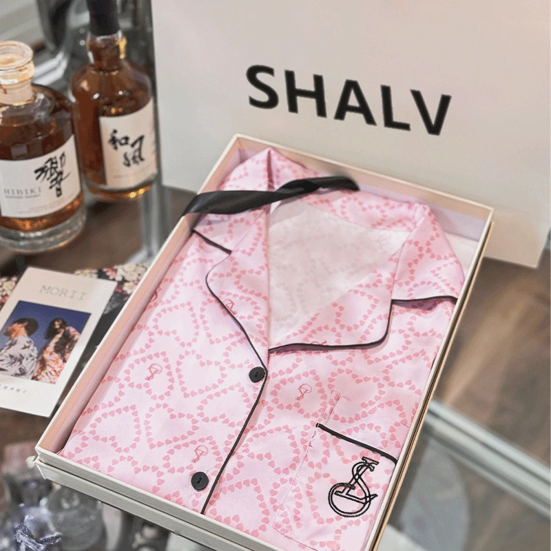 【粉色心动】小众设计轻奢风格睡衣+不起球适合秋冬季穿低价福利款