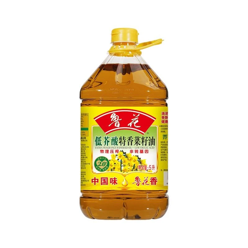 鲁花 低芥酸特香菜籽油5L/桶