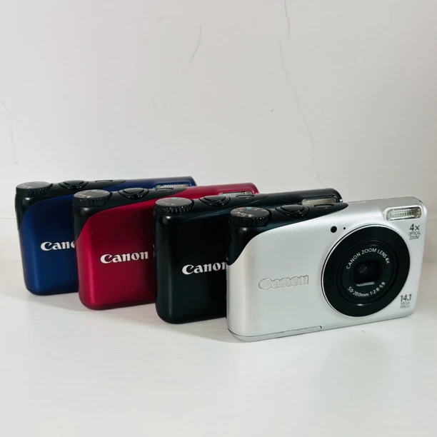 95新 Canon/佳能 A2200 1400w像素 4倍光学变焦 红色蓝色黑色银色