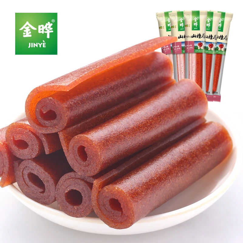 金晔【山楂卷200g*3袋】休闲解馋山楂零食山楂果丹皮偏酸