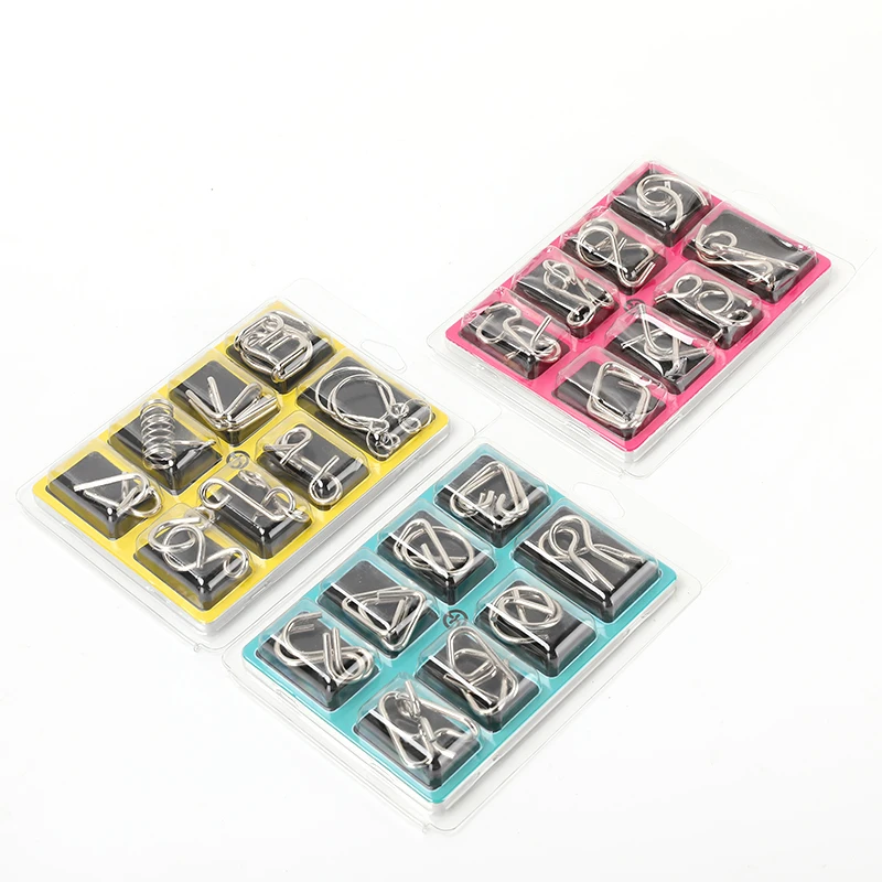 九连环系列入门款环解扣铁环智力扣儿童成人古典益智玩具动手动脑