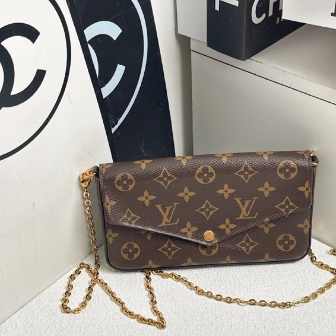 95新 LouisVuitton/路易威登 LV老花三合一斜挎包顺延第二单YM