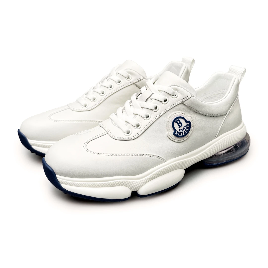 BIEUBRAYR/【秋季新款】手工系带气垫底时尚百搭男休闲运动鞋