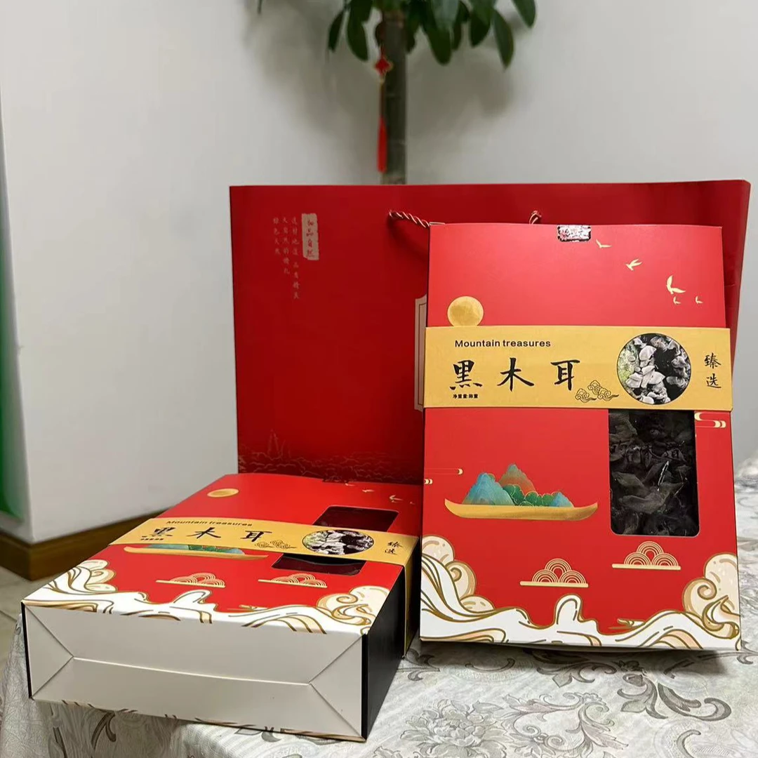 东北黑木耳礼盒装初级农产品肉厚500g