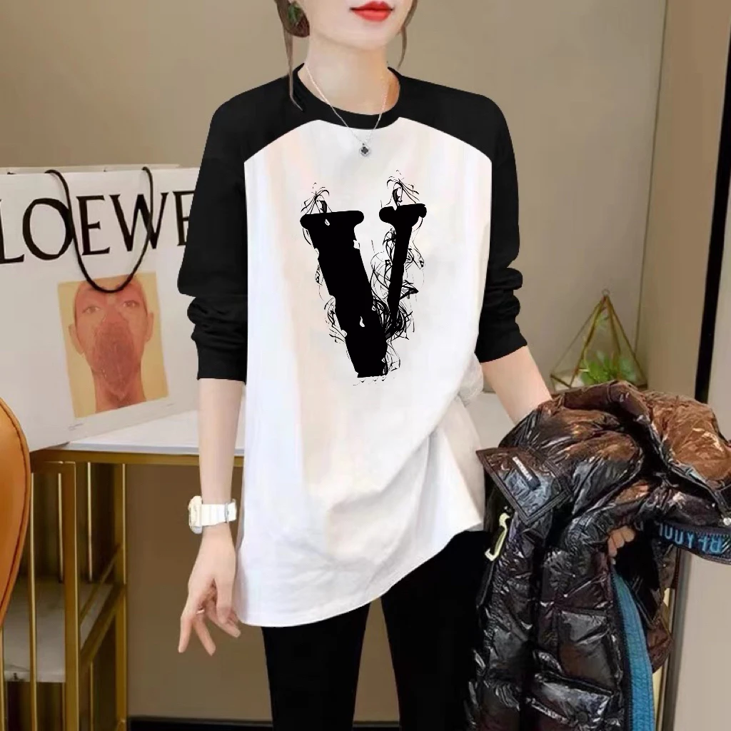 盐系长袖打底衫女黑色甜酷内搭春秋夏季白色t恤pphome上衣2024年