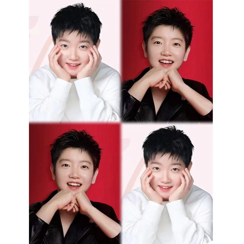 新款莎头孙颖莎明信片自印小卡自拍照片LOMO卡明信片卡周边贺卡