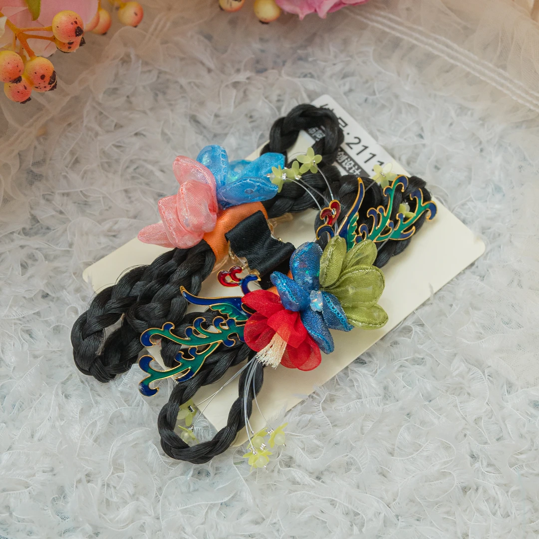 AL-2111 凤舞头饰儿童小女孩发夹发饰手工仙气可爱甜美百搭中国风