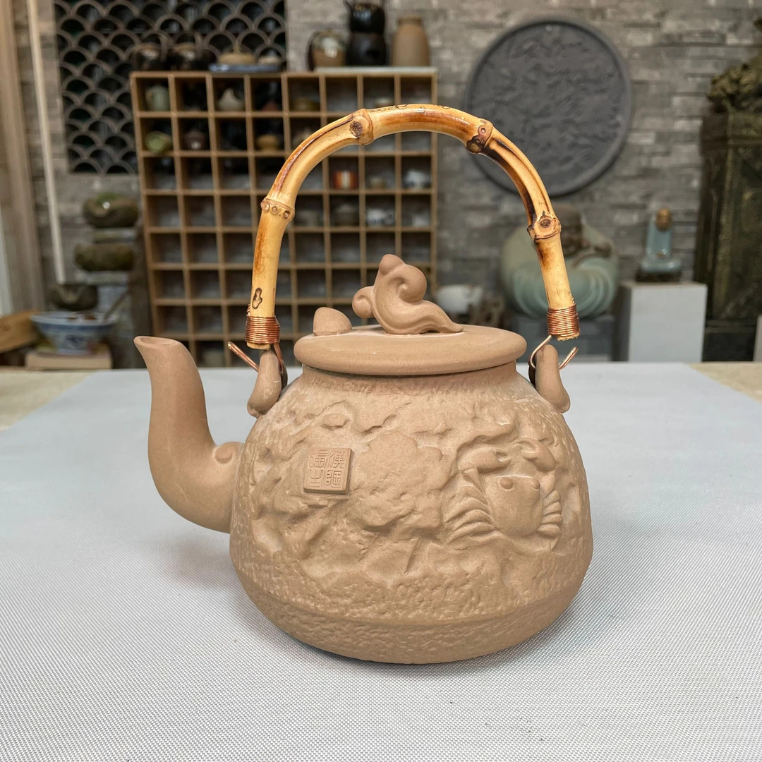 黑陶长方形丝瓜干泡盘陶瓷