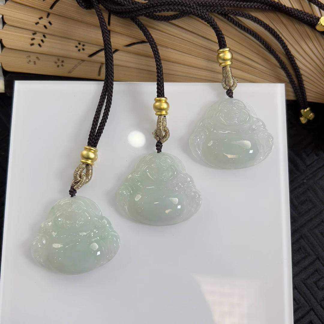 【豪哥鉴宝】YM1119佛公天然缅甸A货翡翠多样性发一件