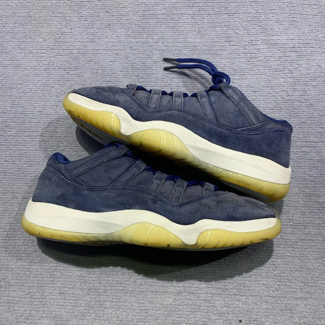 AJ11 蓝麂皮Low/44.5码/无原盒/二手/非真假问题不退换