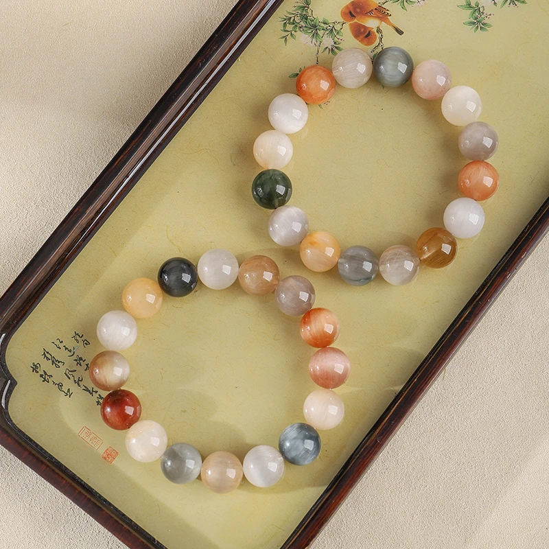 【蜜棠珠宝】彩兔毛单圈13mm（多样性发/发一串）C5-346