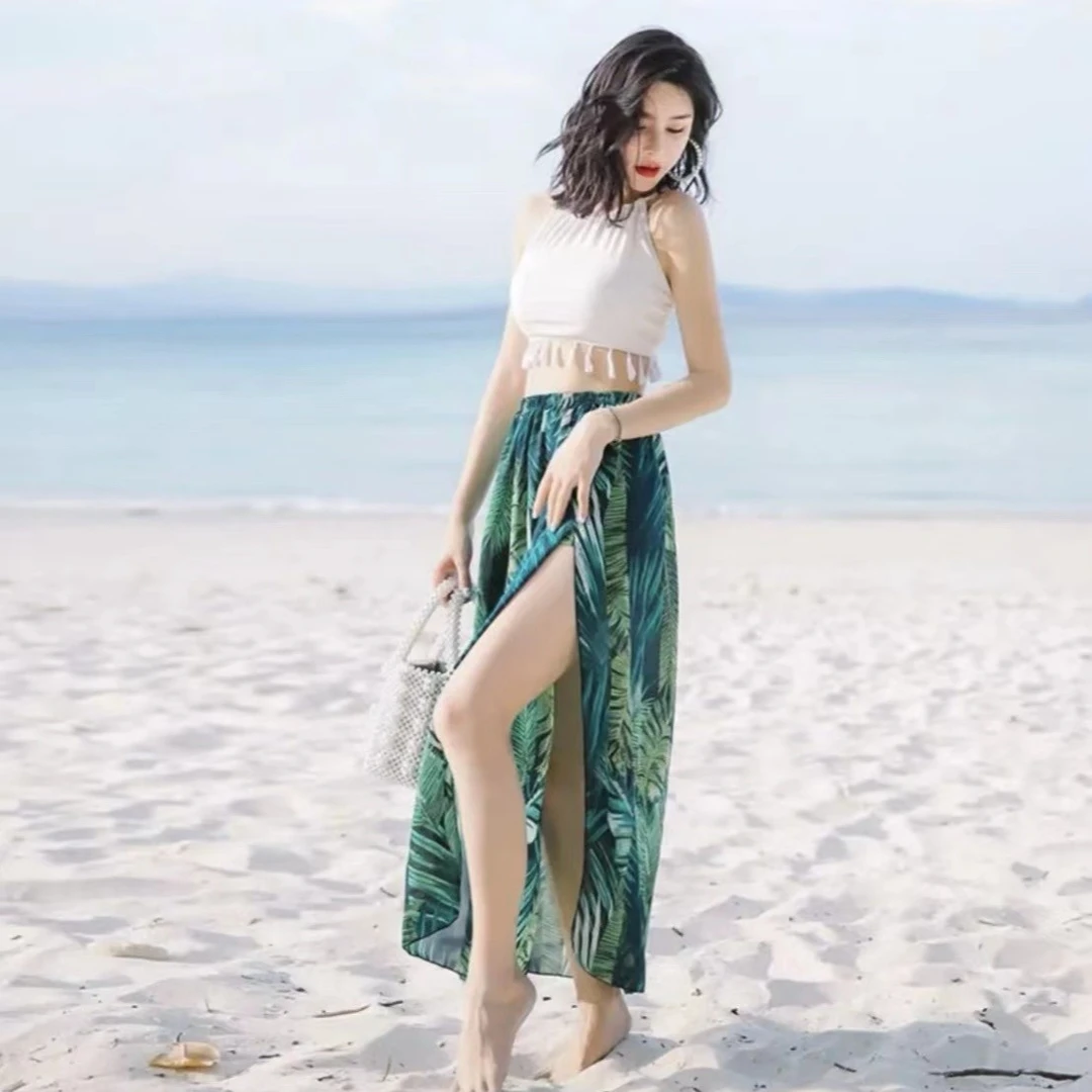 讯莉亚 百搭温泉仙女时尚泳衣高端高档比基尼游泳衣高级感游泳