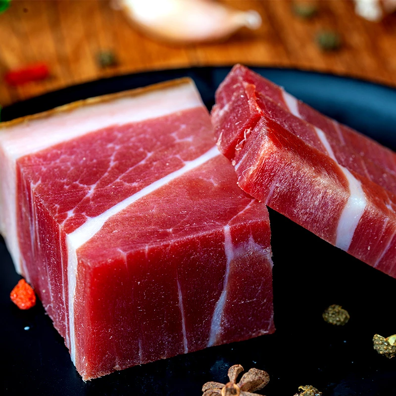 云南宣威火腿块500克袋装纯肉无骨炒蒸煮美食
