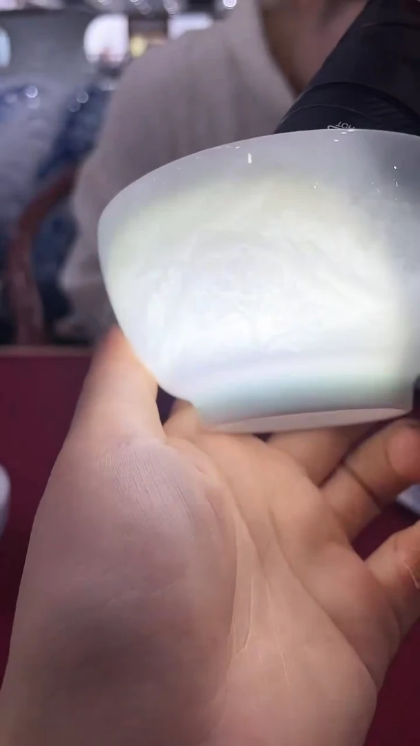 【闪购商品】杯景德镇千年博大影青世外桃源钟鼓杯一只