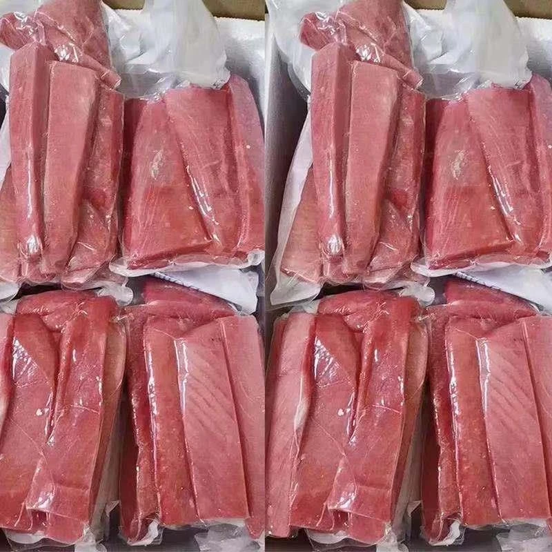金枪鱼肉无刺无骨海鲜刺身解冻即食火锅香煎生吃高品质金枪包邮