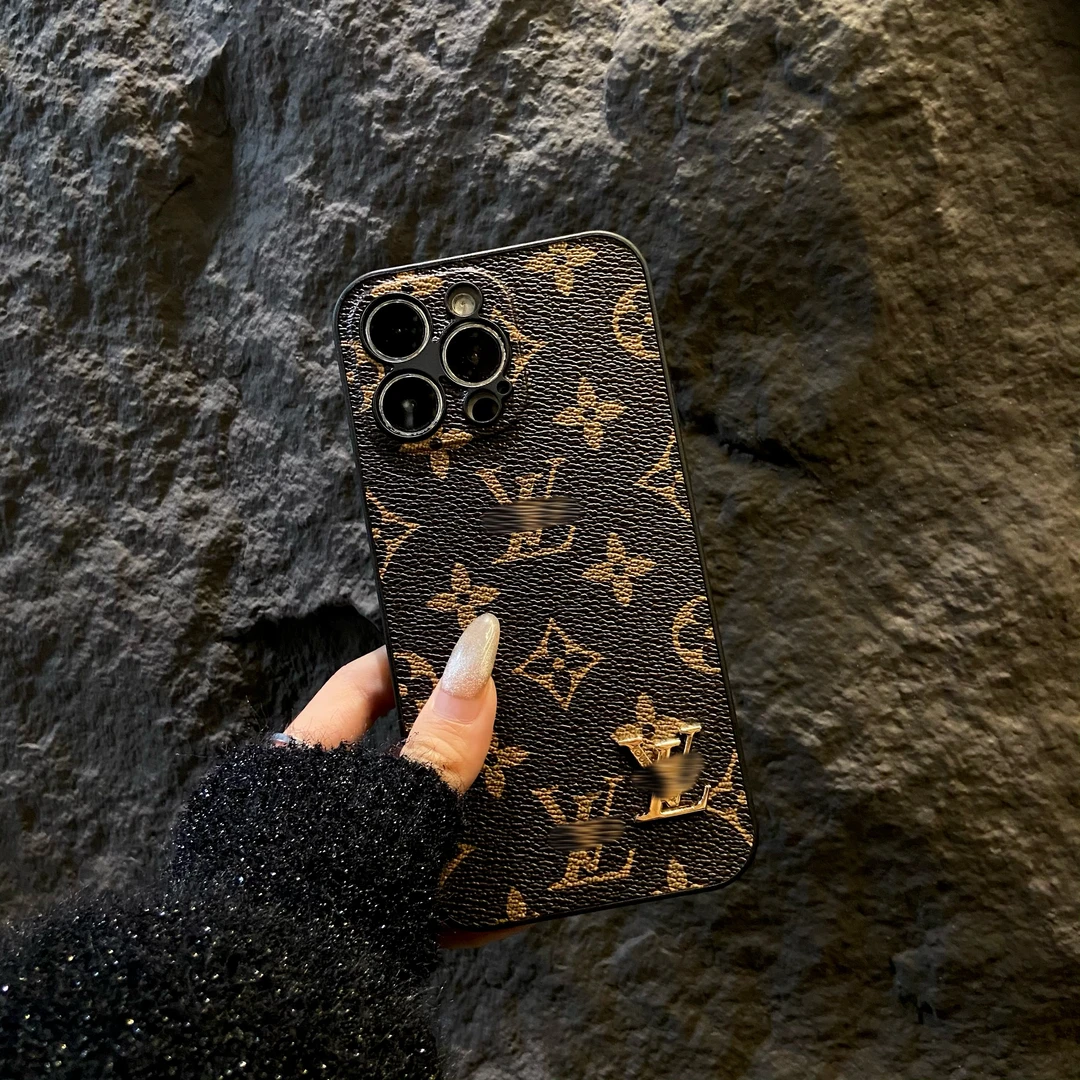 高级驴家皮质适用苹果15ProMax手机壳奢华11防摔iPhone14网红潮套