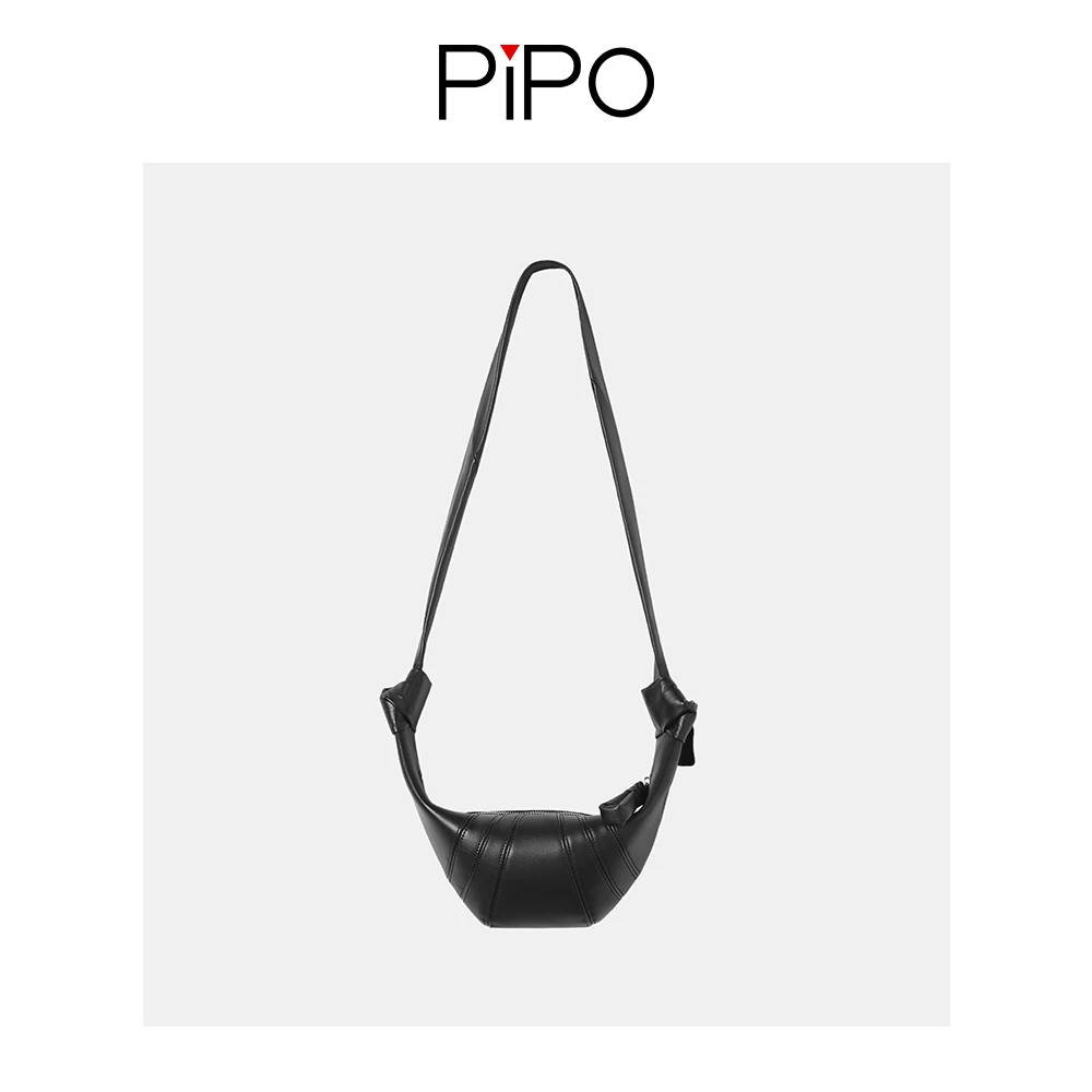 【PIPO】【现货】牛角包百搭潮流时尚休闲腋下通勤斜跨包DD31HH102帽