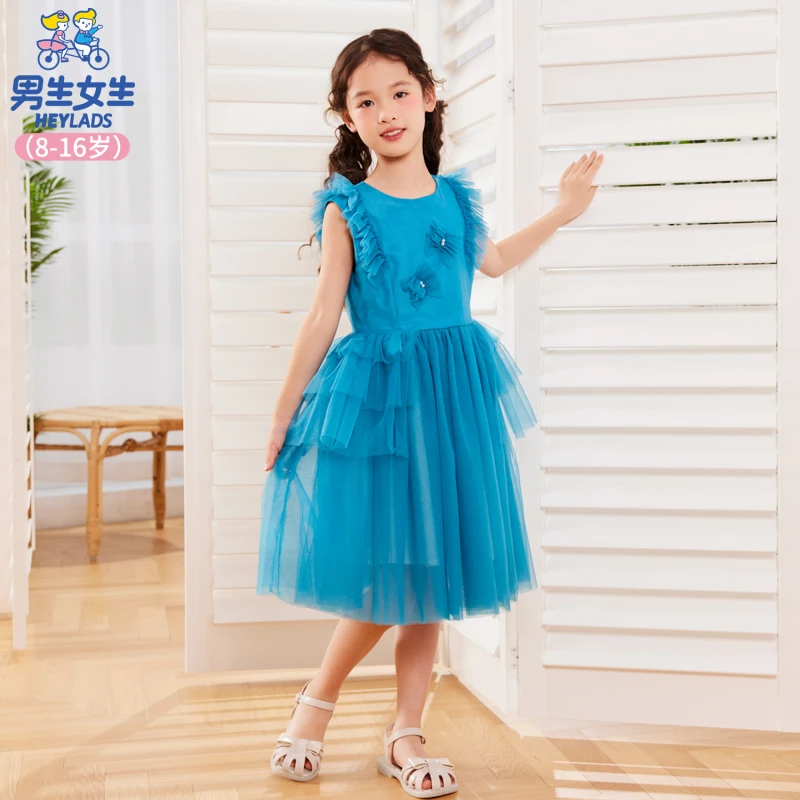 23500女大童背心连衣裙NDLGJ23500A