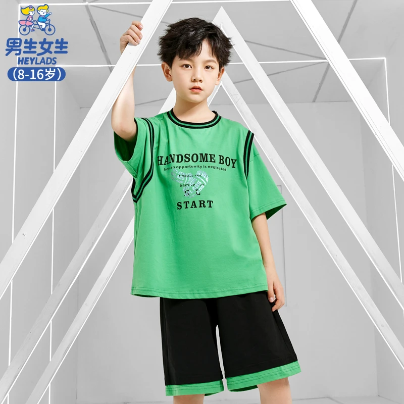 23033男大童夏季套装NSZCJ23033A