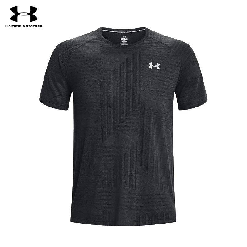 L码丨安德玛速干运动短袖男2024夏季新款训练健身T恤高级休闲半袖