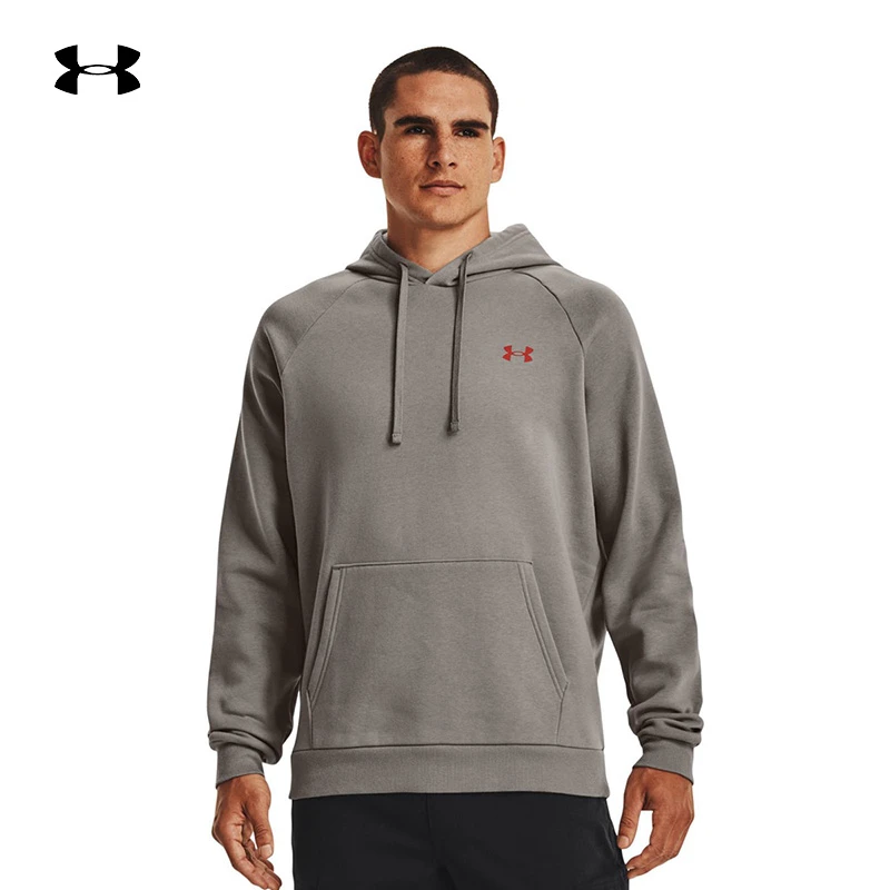 UA安德玛速干卫衣男子2022新款男士训练休闲运动套头衫1373181