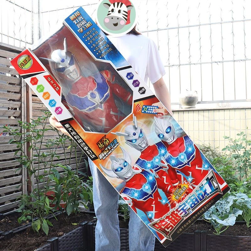 超大号跨越奥特曼超人可动人偶玩具迪迦赛罗银河特大变身器儿童男