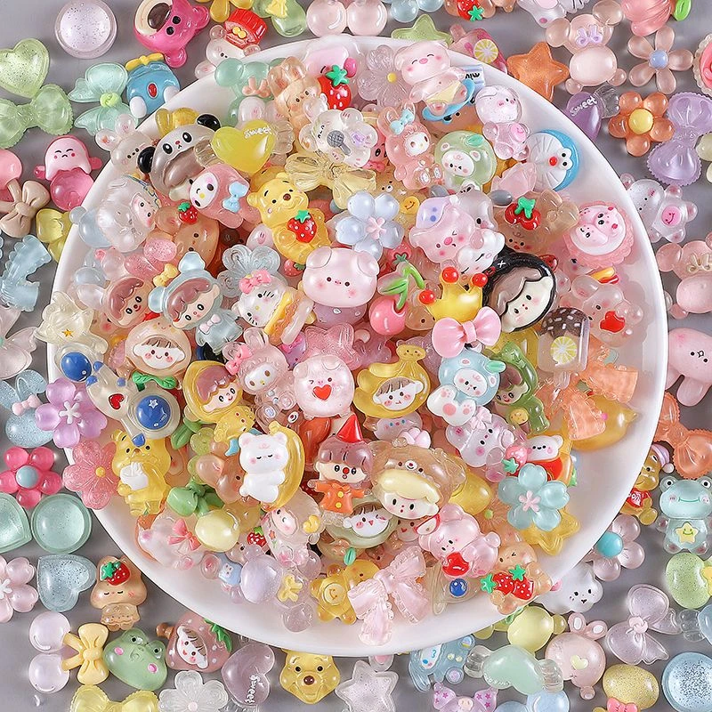 6.20【x001-050】diy手工树脂片饰品配件半成品手工配件配件批发