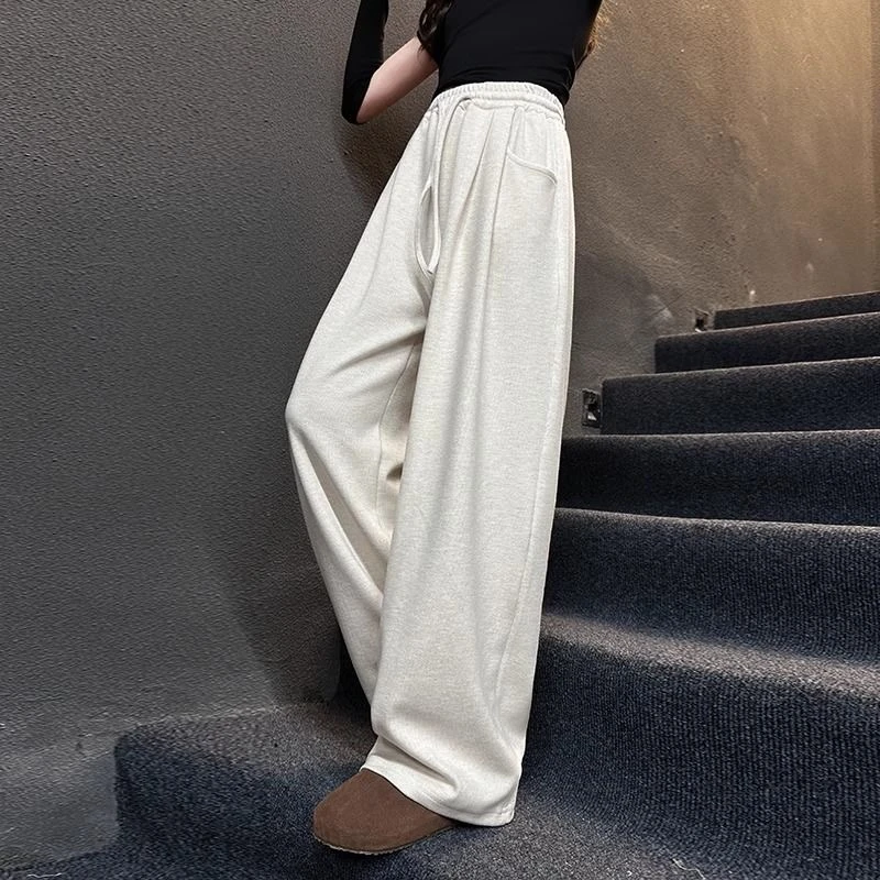 糯米裤春秋百搭宽松休闲裤时尚网红洋气12-15岁大童女裤子休闲裤