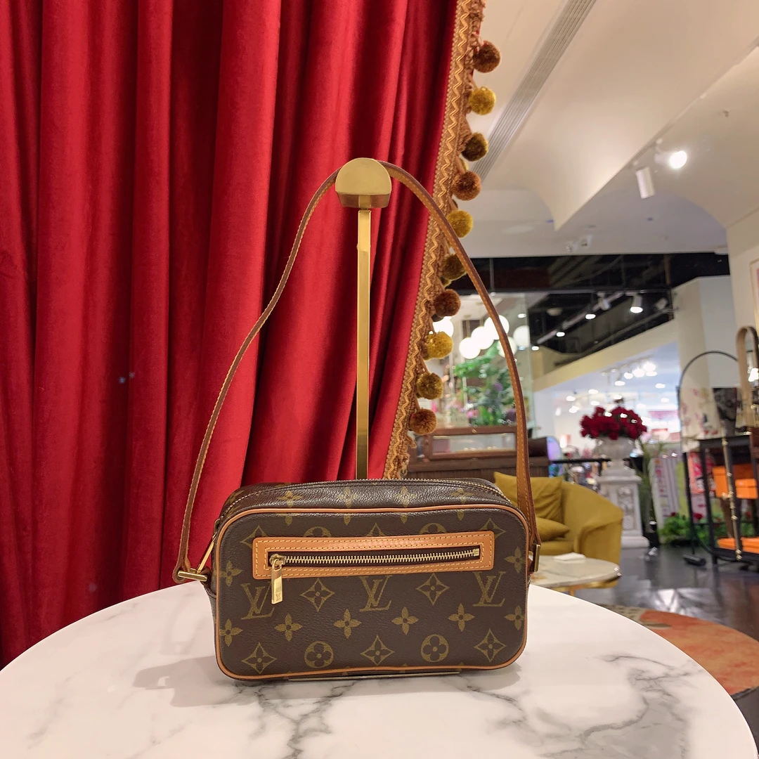 95新 LouisVuitton/路易威登 GGS路易威登开口笑小号老花98377304